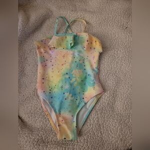 💖HP💖Girl's Colorful swimsuit size 6x